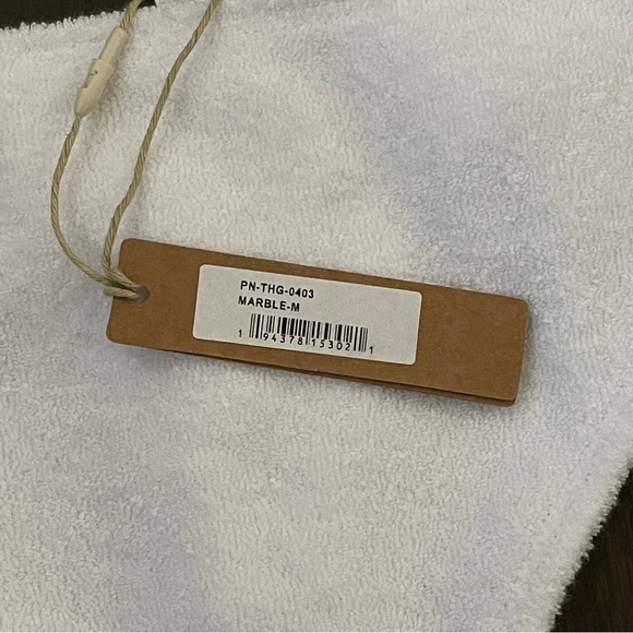 Skims Terry Cloth Thong in Marble size M - Picture 11 of 12